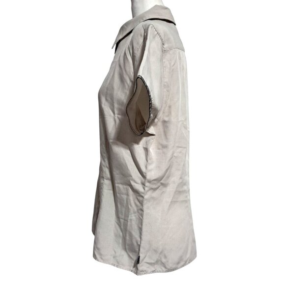 The North Face Womens XL Adventure Ready Plaid Modal SS Travel Shirt - Picture 3 of 9